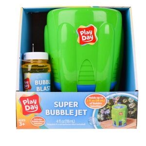 Play Day Bubble Jet, Includes 4oz Bubble Solution